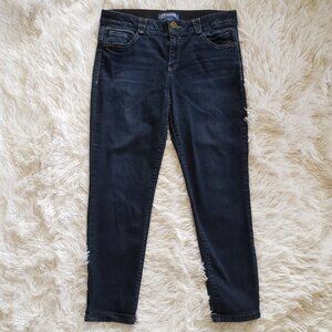 SOLD Democracy Womens 12 Blue "Ab" Solution Straight Jeans Crop Ankle